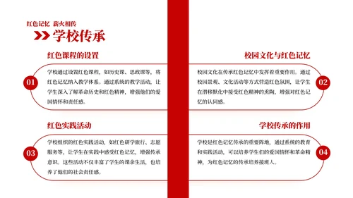 红色中国风红色革命PPT模板