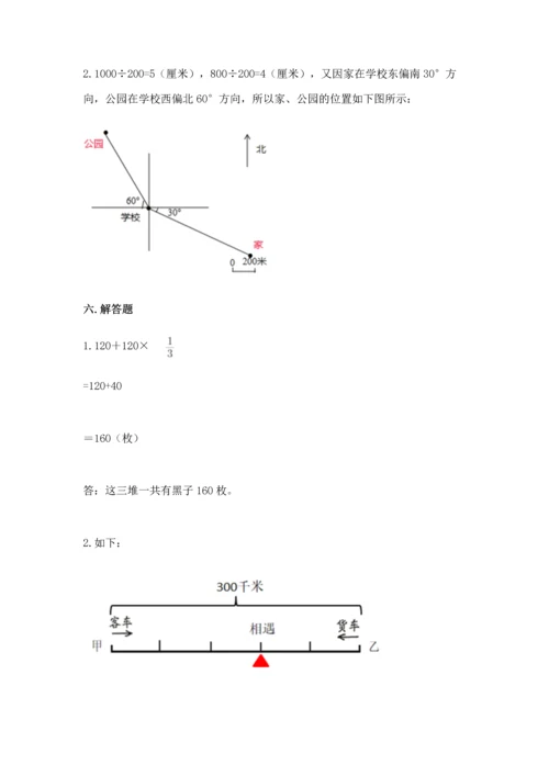 人教版六年级上册数学 期中测试卷精品（能力提升）.docx