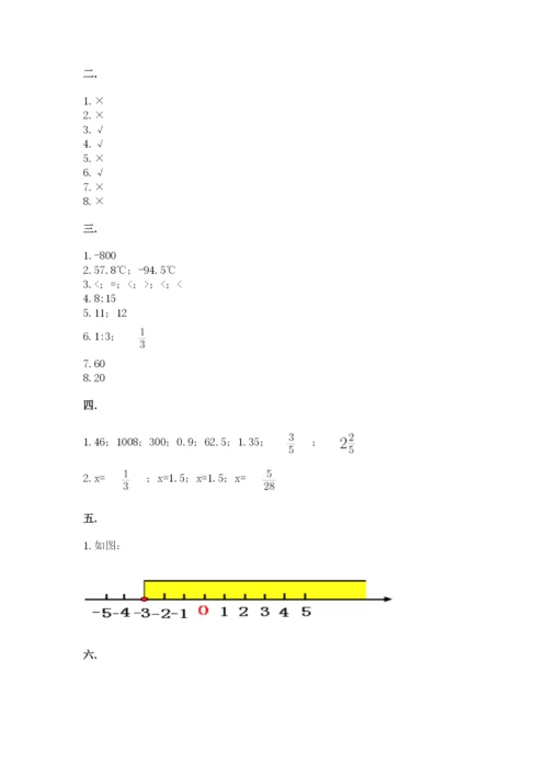 河北省【小升初】2023年小升初数学试卷【网校专用】.docx