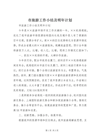 市旅游工作小结及明年计划 (7).docx