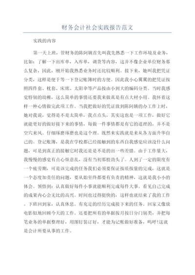 财务会计社会实践报告范文.docx