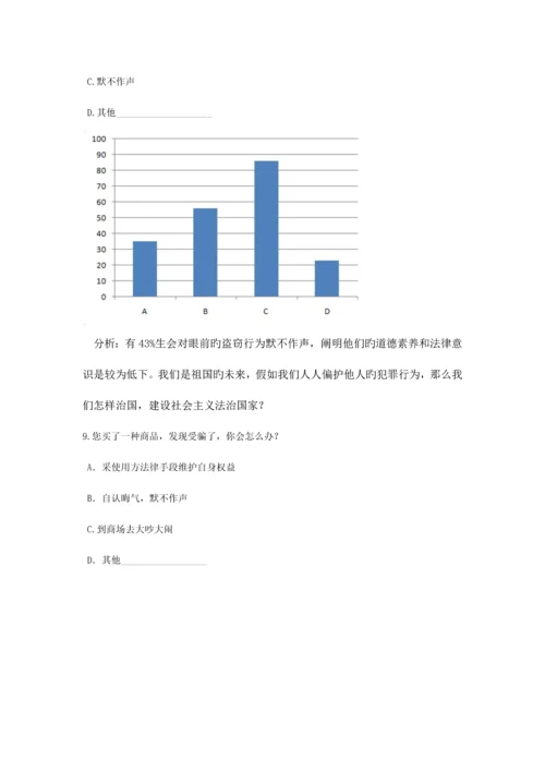 2023年关于重庆邮电大学大学生法律意识情况的调查.docx