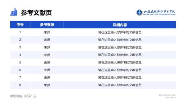 山西建筑职业技术学院毕业答辩PPT模板下载