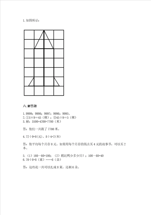 小学二年级下册数学 期末测试卷附参考答案研优卷