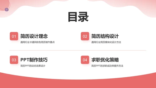 应届生求职简历PPT模板