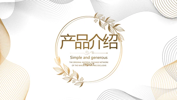 简约大气公司产品介绍宣传通用PPT