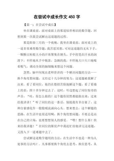 在尝试中成长作文450字.docx