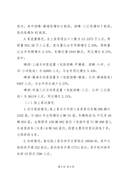 交通运输局工作总结精编.docx