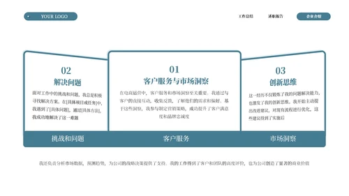 绿色商务简约述职竞聘通用ppt模板