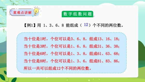 第八单元：数学广角——搭配（二）单元复习课件(共28张PPT)人教版三年级数学下册