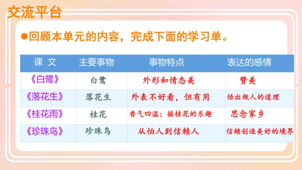 统编版语文五年级上册 第一单元 语文园地一  课件