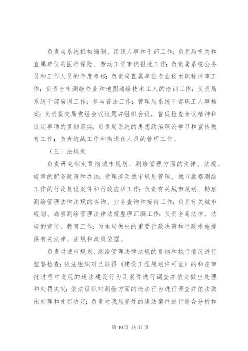 市城乡规划局行政执法责任制度精编.docx
