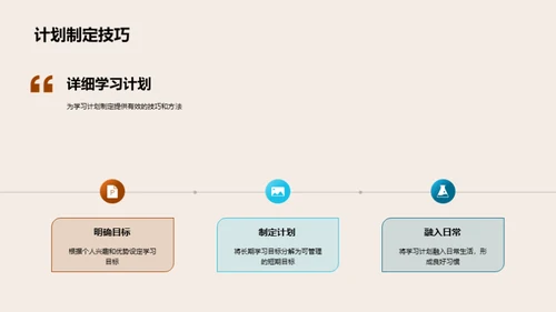 高中生涯全面规划