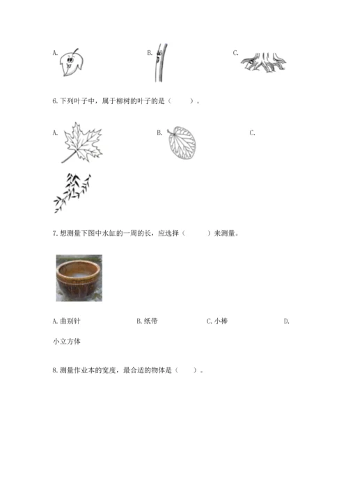 教科版科学一年级上册期末测试卷附完整答案【夺冠系列】.docx