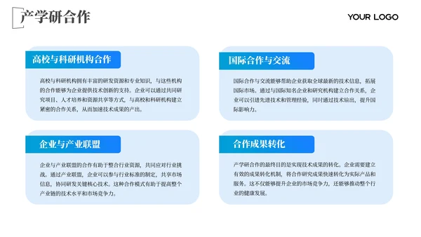 蓝色图文芯片突破技术创新202X年度集成电路规划年终总结PPT模板