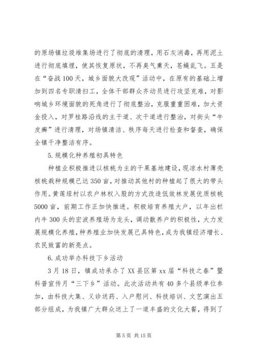 乡镇委工作总结及某年工作计划.docx