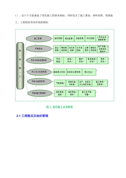 河南建设大厦绿色施工实施规划方案.docx