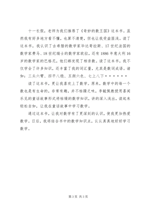 篇一：《奇妙的数学王国》读后感.docx