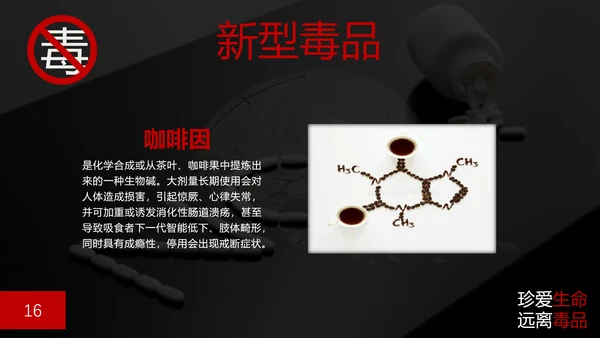 珍爱生命禁毒无毒PPT