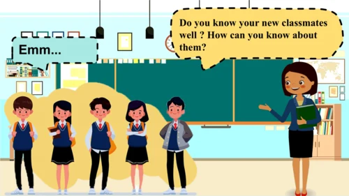 Starter Welcome to junior high!-Introduce yourself