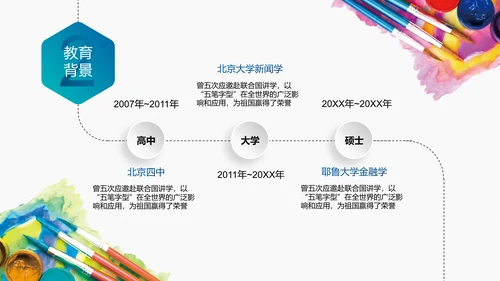 简约商务风个人求职竞聘简历通用PPT模板
