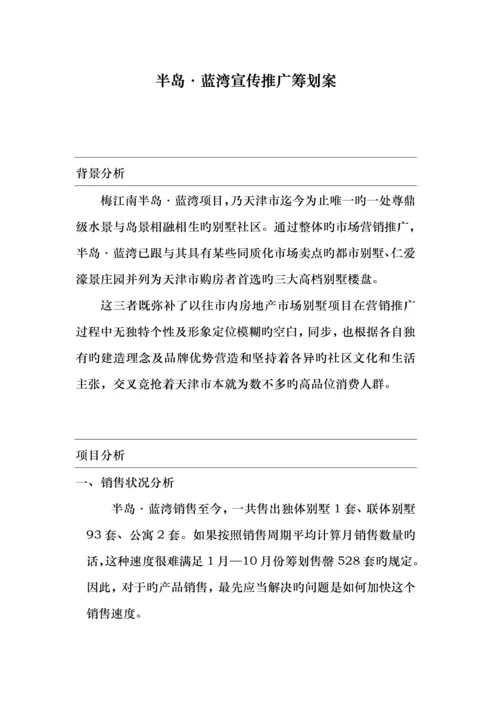 房地产行业专项项目年度营销推广专题策划案.docx