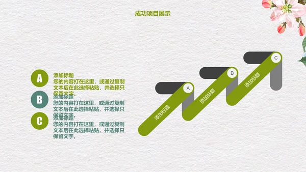 灰色简约文艺小清新工作汇报通用PPT模板