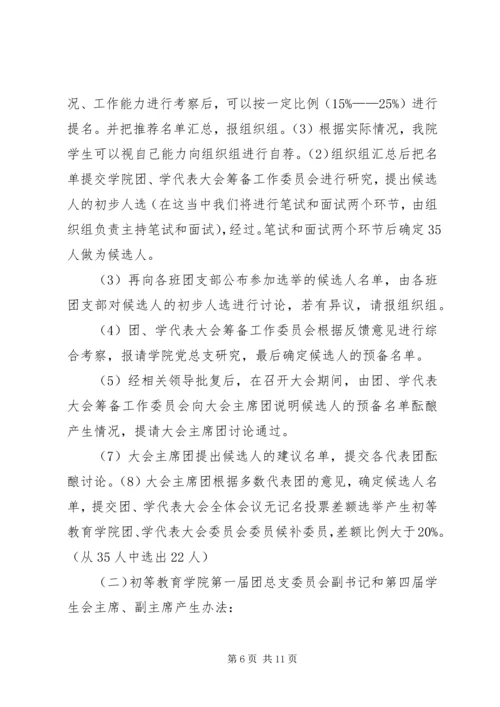 学院第四次团代会报告 (3).docx