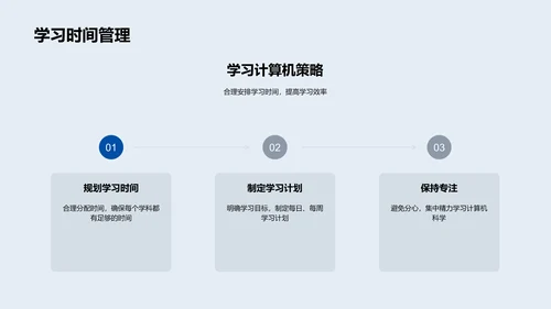 计算机科学概述PPT模板