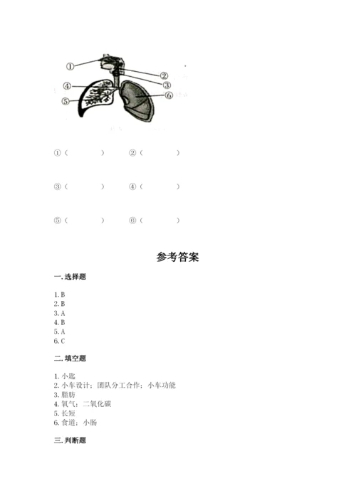 教科版四年级上册科学期末测试卷精品（含答案）.docx