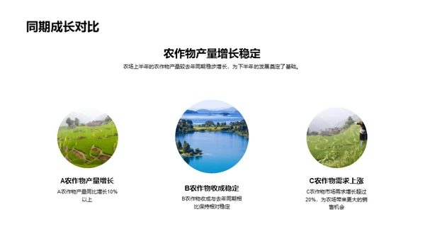 绿色农业：半年进展