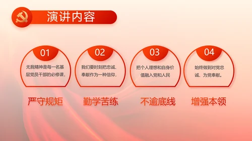 红色党建党支部党员主题党日微党课PPT