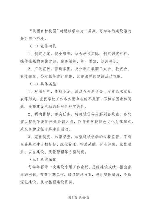 辛家寨中学美丽乡村创建实施方案.docx