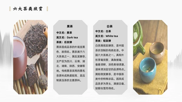 中国风水墨画少儿茶艺培训员工培训