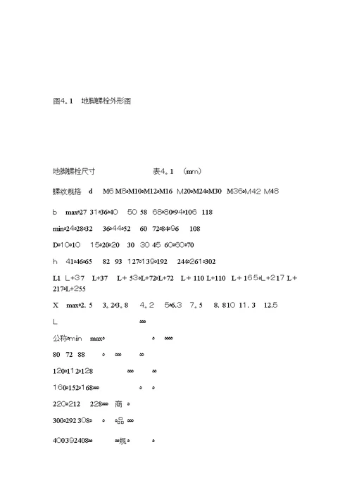 地脚螺栓预埋