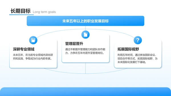 蓝色新拟态职位申请答辩报告PPT模板