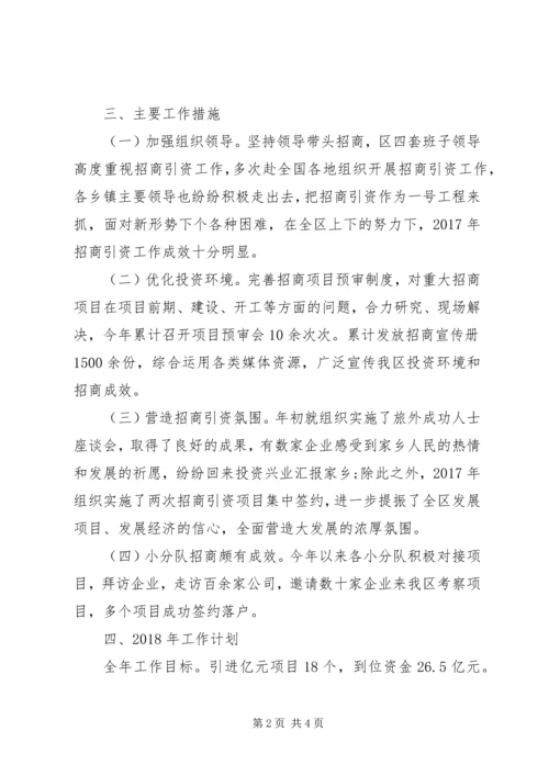 招商局工作总结和计划.docx