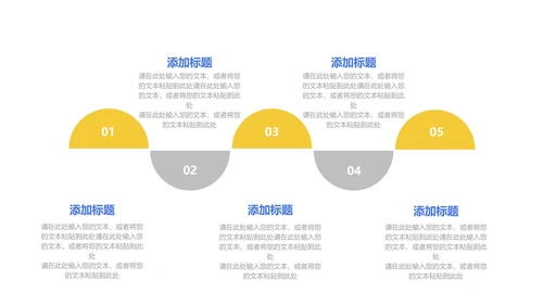 黄色商务风创意总结汇报PPT模板