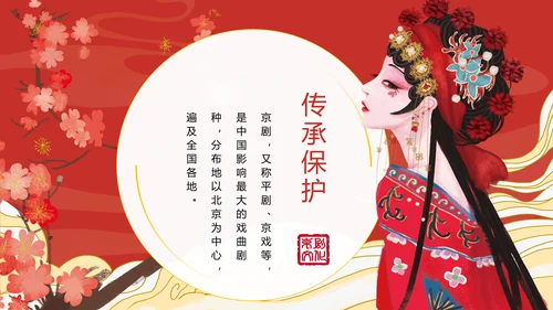国粹京剧票友文化PPT模板