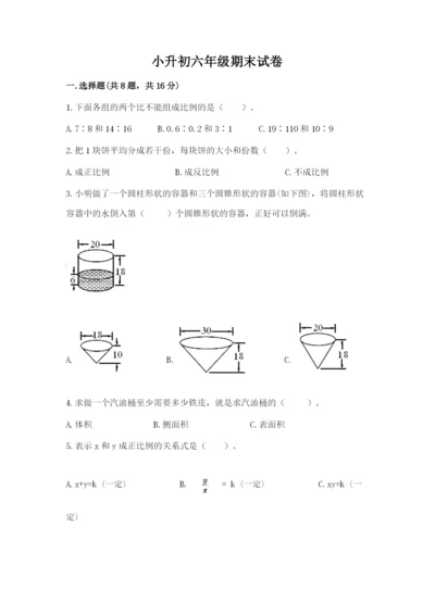 小升初六年级期末试卷【达标题】.docx