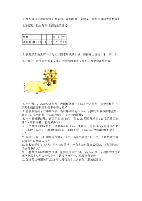 六年级小升初数学应用题50道【突破训练】.docx