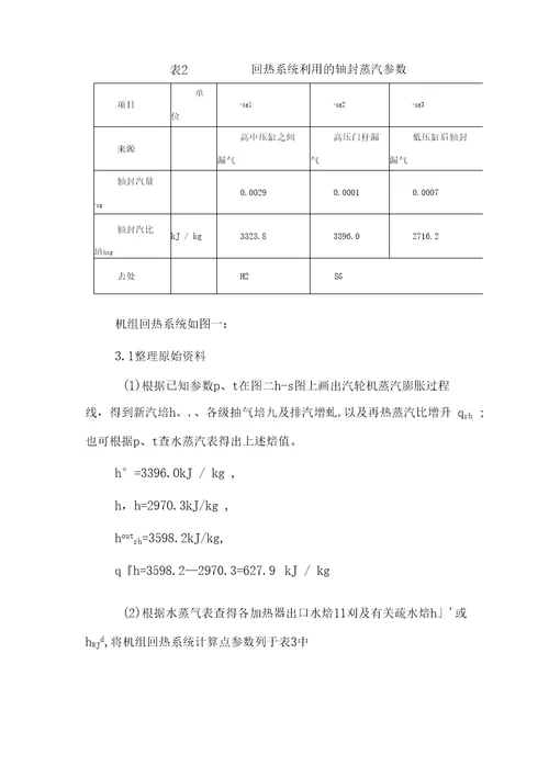 毕业论文600MW汽轮机原则性热力系统设计计算