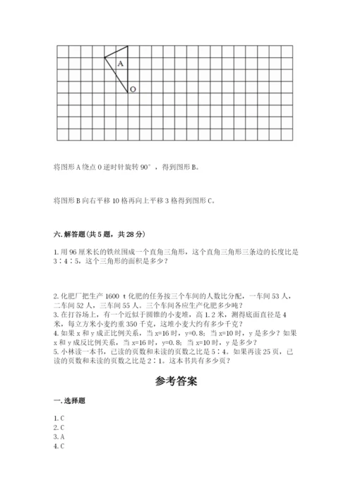 北师大版六年级下册数学期末测试卷含答案（最新）.docx