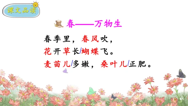 识字4 田家四季歌    课件
