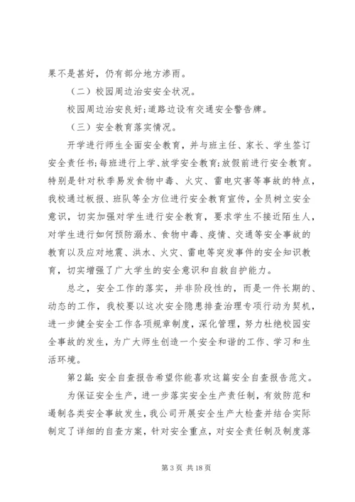 安全自查报告（投稿6篇）.docx