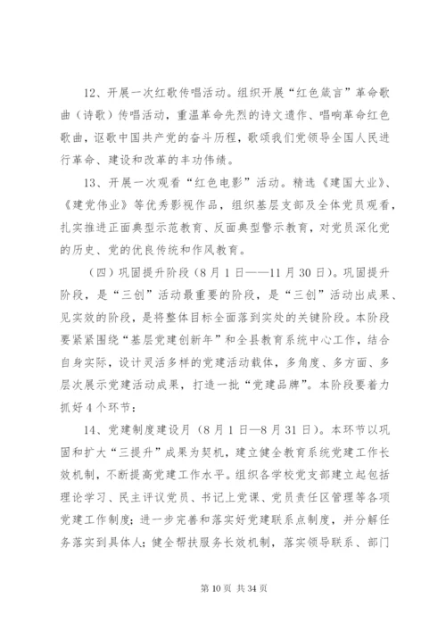 三创活动的整改方案.docx