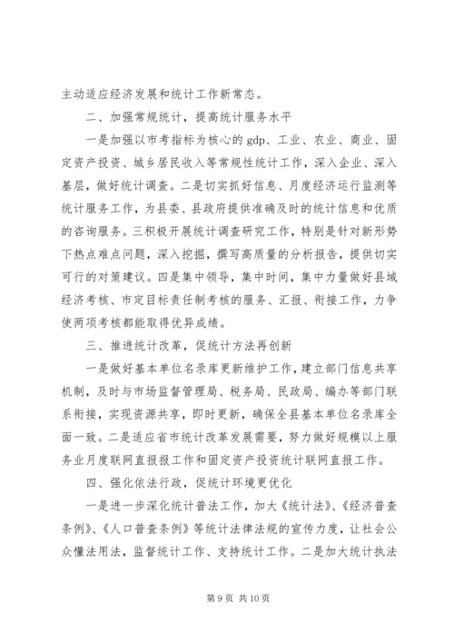 统计局工作总结和工作计划精编.docx
