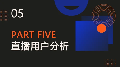 商务风电商直播渐变风蓝色红色PPT套装