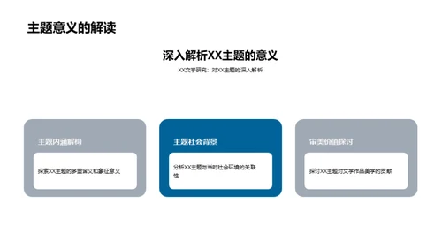 文学主题深度探索