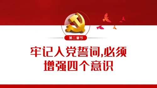 增强党员意识践行入党誓言做四讲四有合格党员ppt